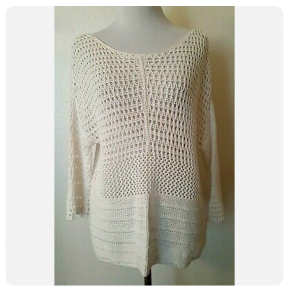 White crochet top